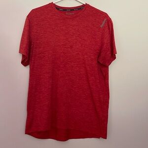 Reebok Mens Red Short Sleeved Tee